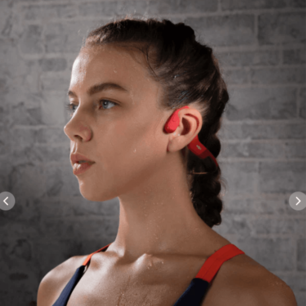 FONE DE OUVIDO OPEN-EAR OPENRUN SHOKZ VERMELHO - S803 - Imagem 2
